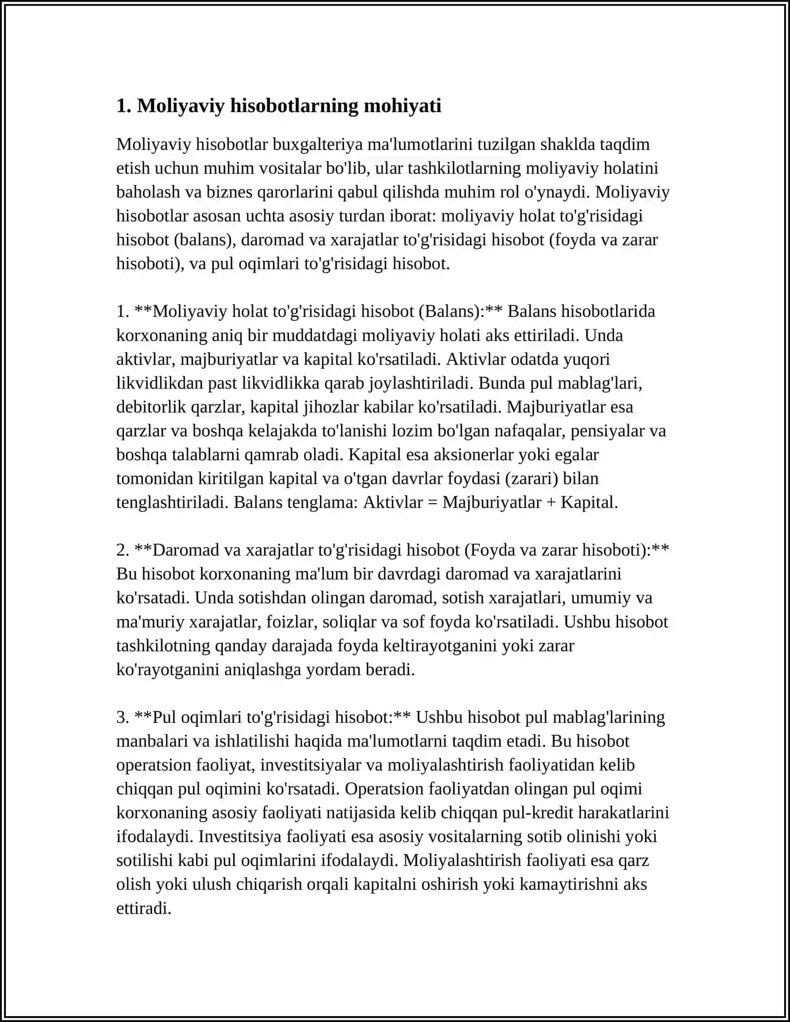 MOLIYAVIY HISOBOTLAR AUDITI 3