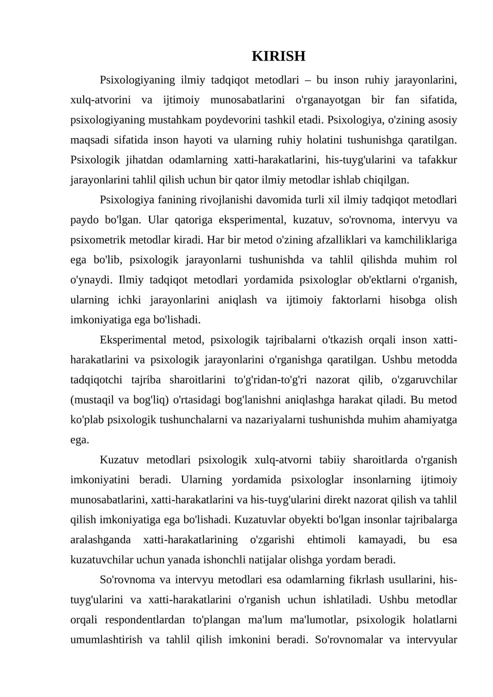 PSIXOLOGIYANING ILMIY TADQIQOT METODLARI 3