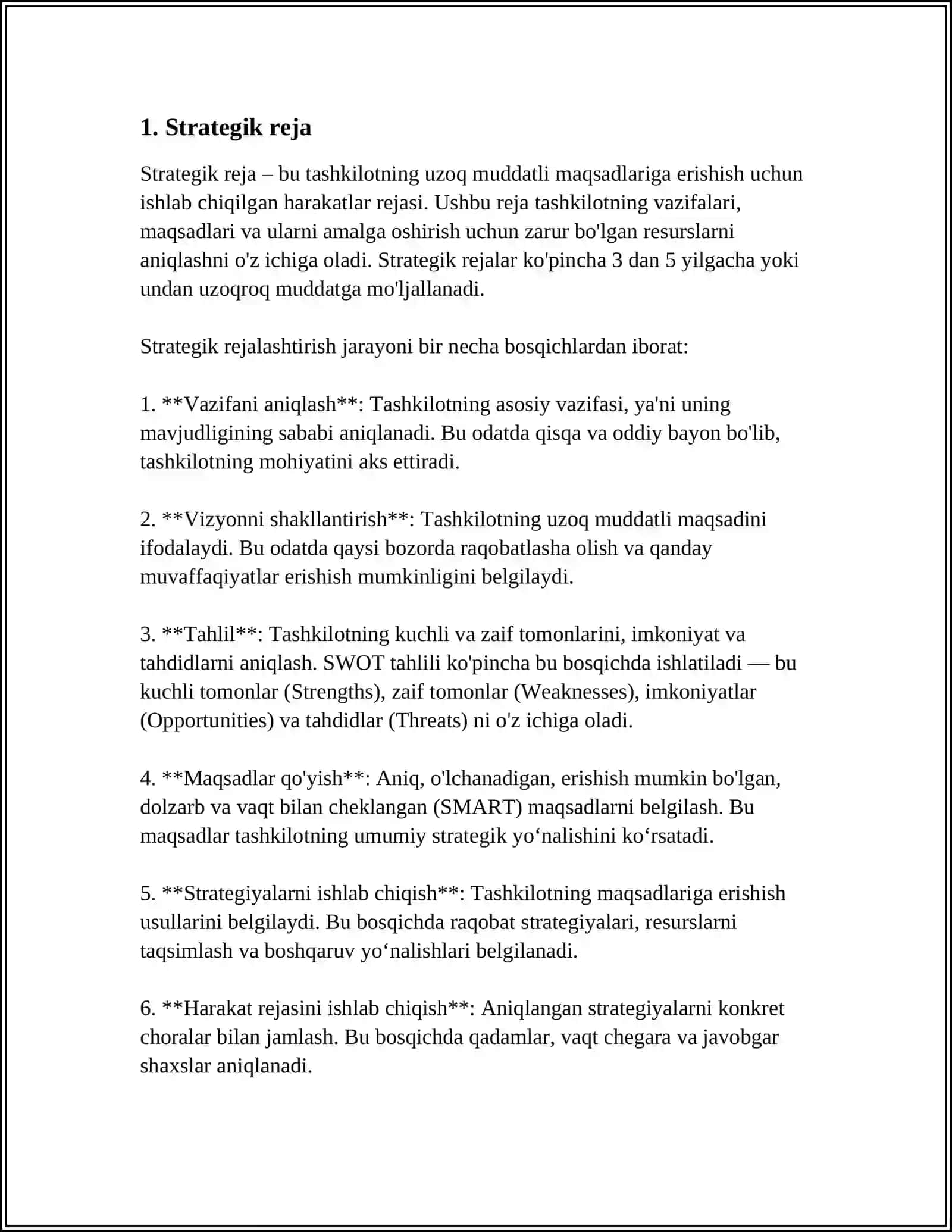 Strategik reja 3