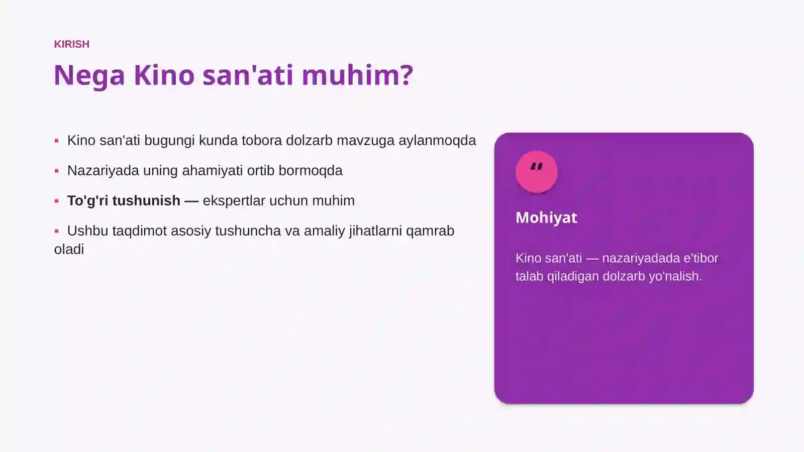 Kino san'ati 3