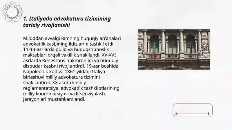 Italiyada Advokatura tizimi 3