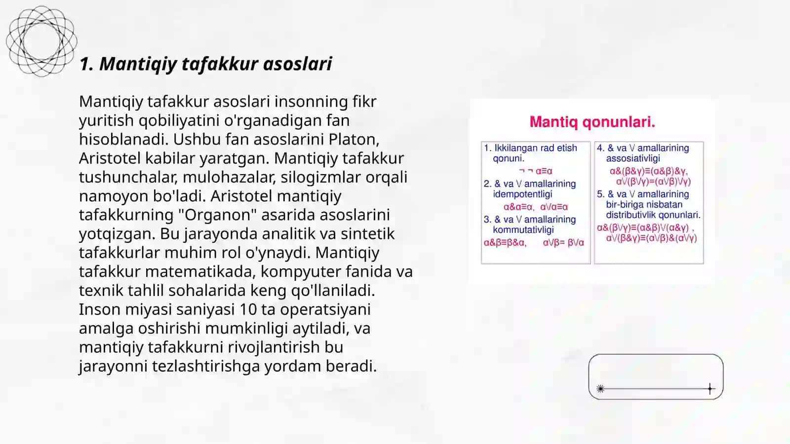 Mantiqiy tafakkur asoslari 3
