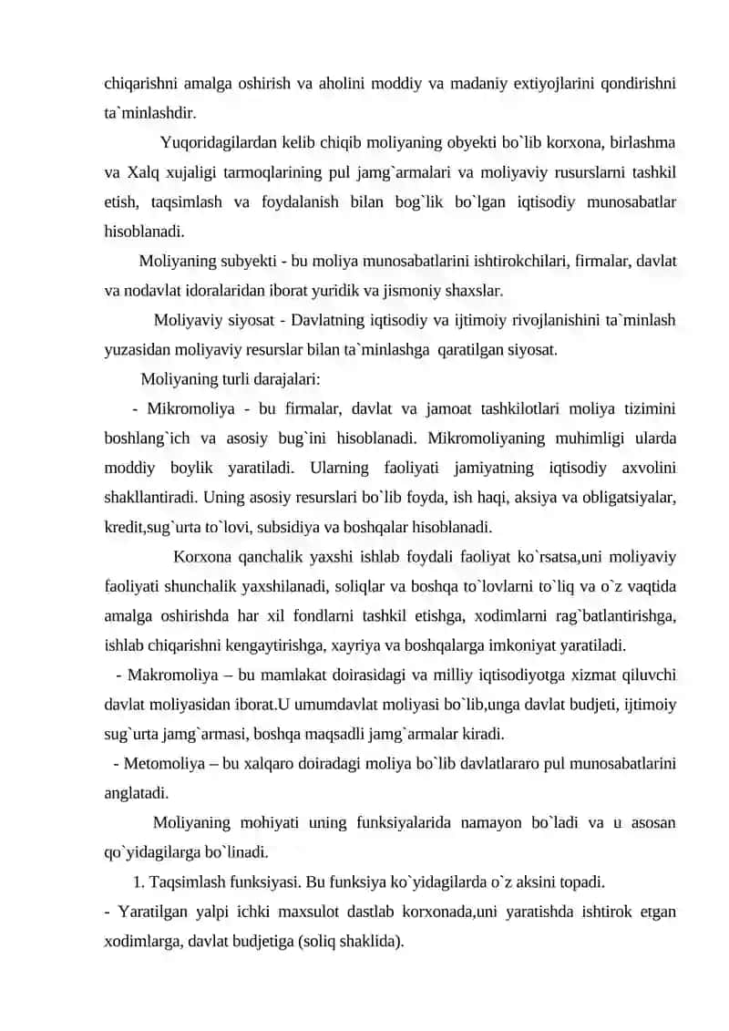 MOLIYA BOZORI 3