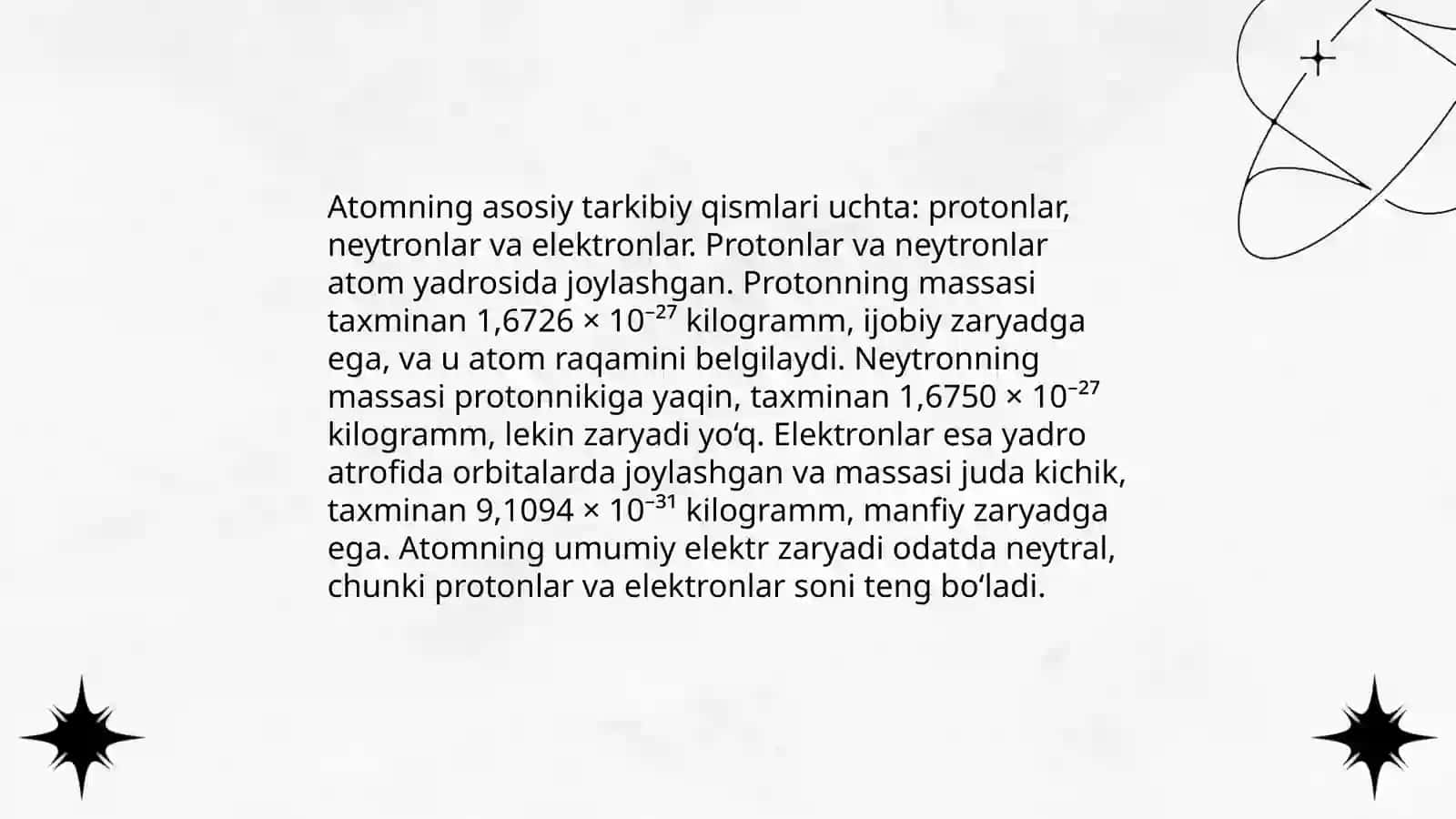 Atom tuzilishi. Bor modele. Fotoeffekt hodisasi 3