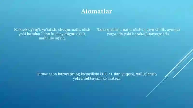Plevrit (Veterinariya) 3