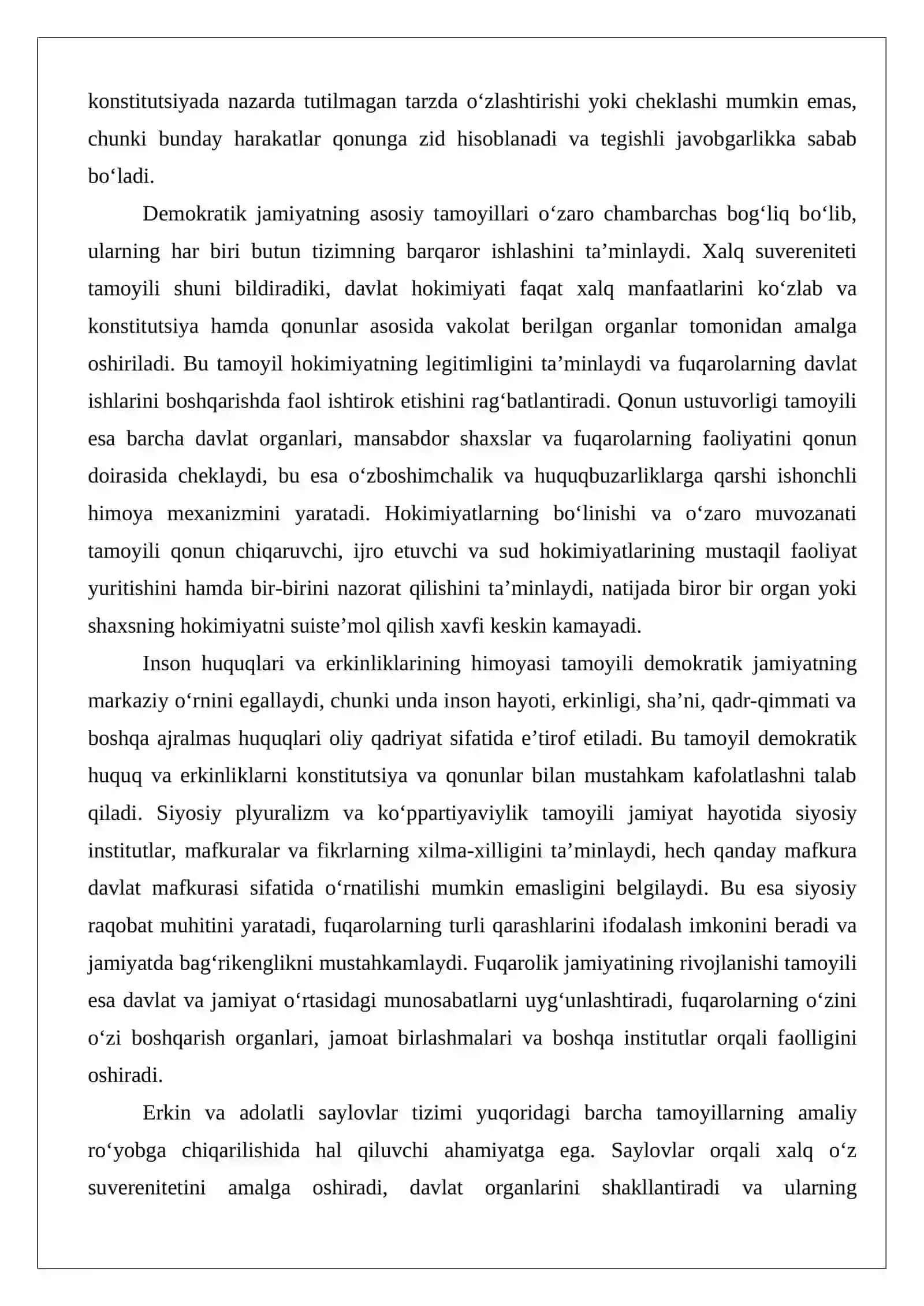 Demokratik jamiyatda saylovlarning ahamiyati 3