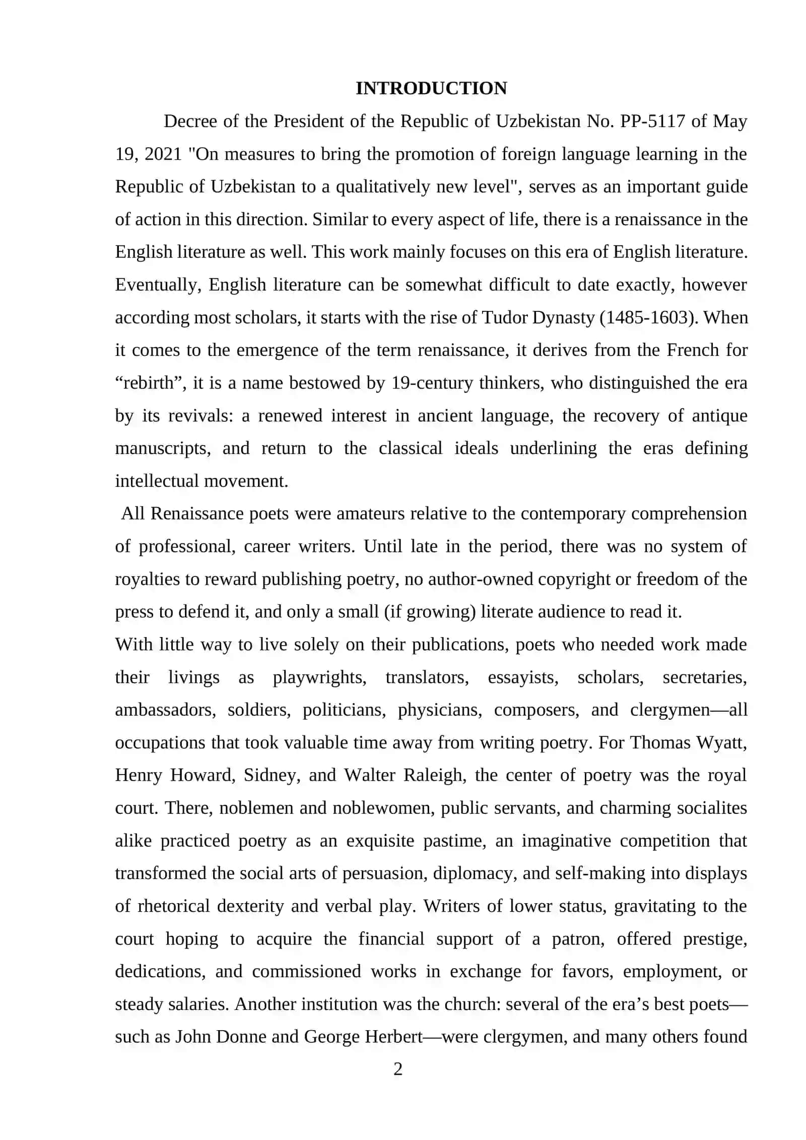 RENAISSANCE PERIOD IN ENGLISH LITERATURE 3