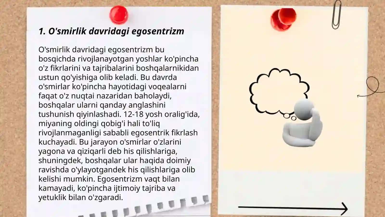 O'smirlik egosentrizmi 3