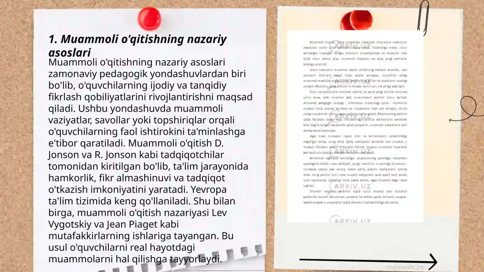 Muammoli o'qitish texnologiyalari 3