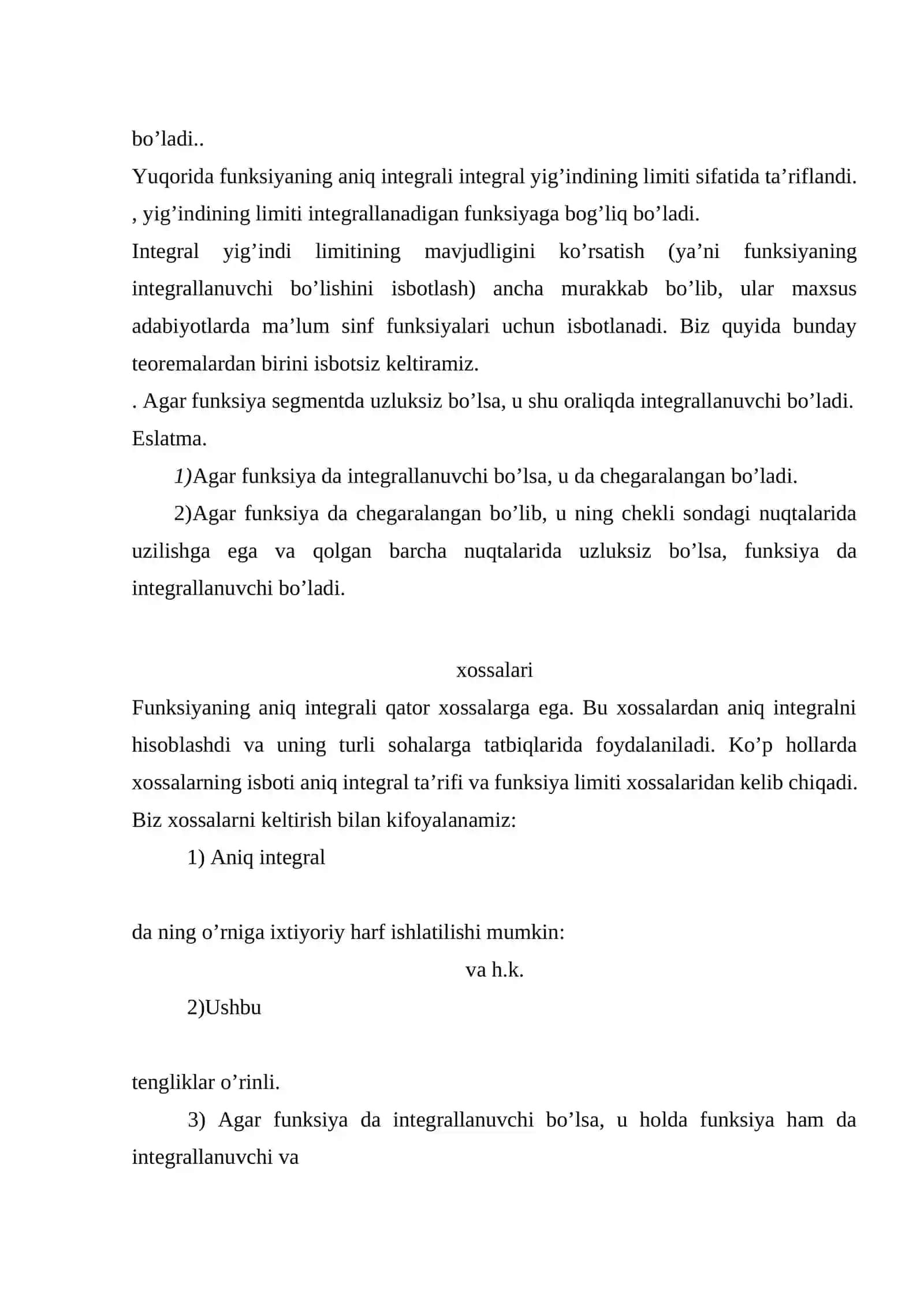 Aniq integral tushunchasi 3