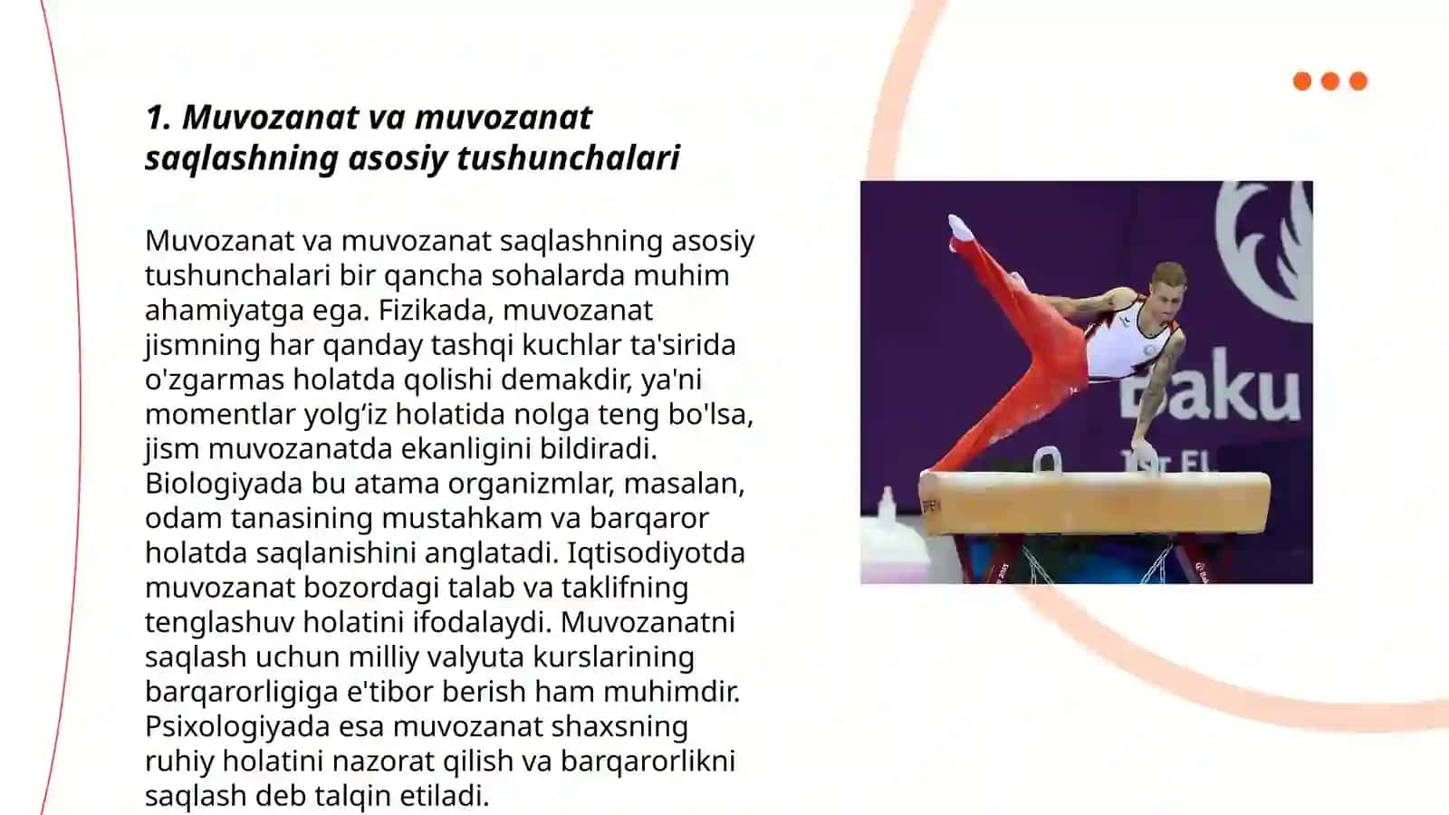Muvozanat saqlash mashqlarini bajarish 3