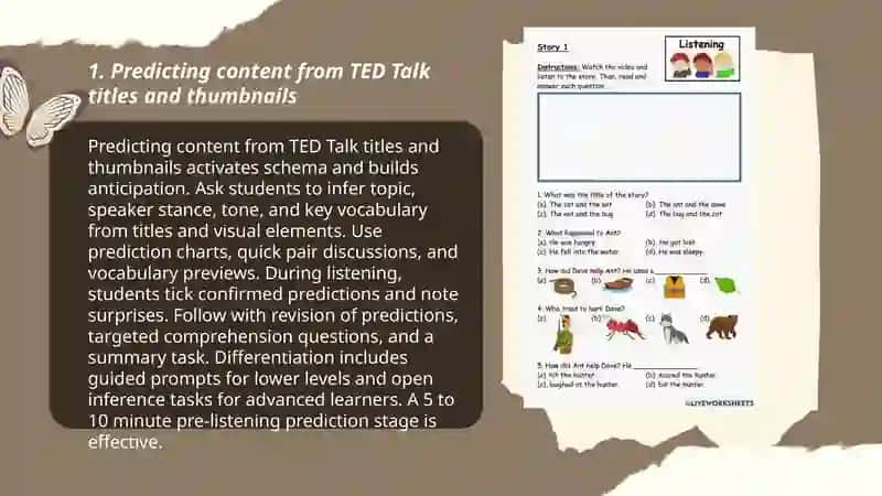 Listening Comprehension Activities Based on TED Talks 3