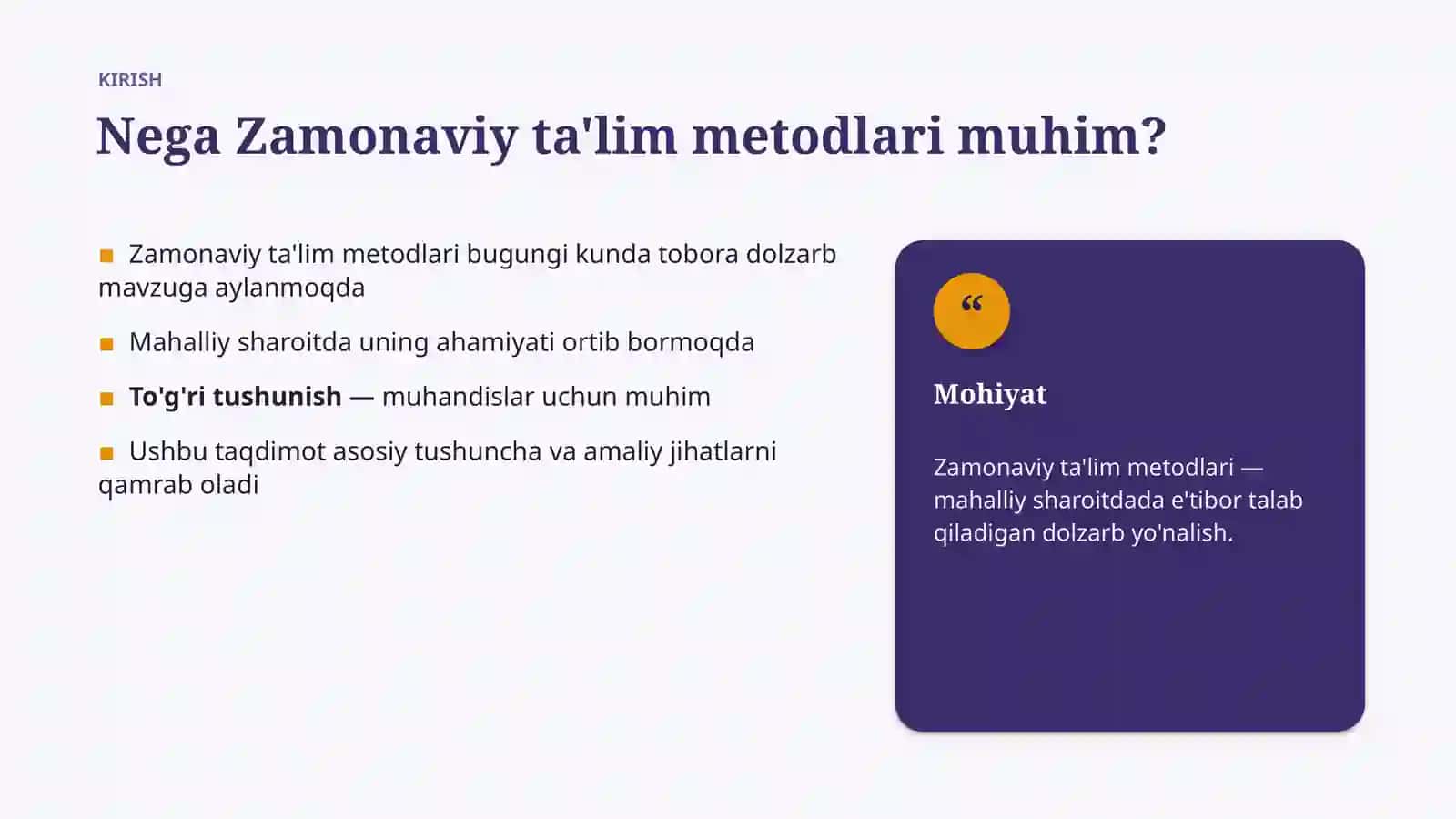 Zamonaviy ta'lim metodlari muhimligi 3