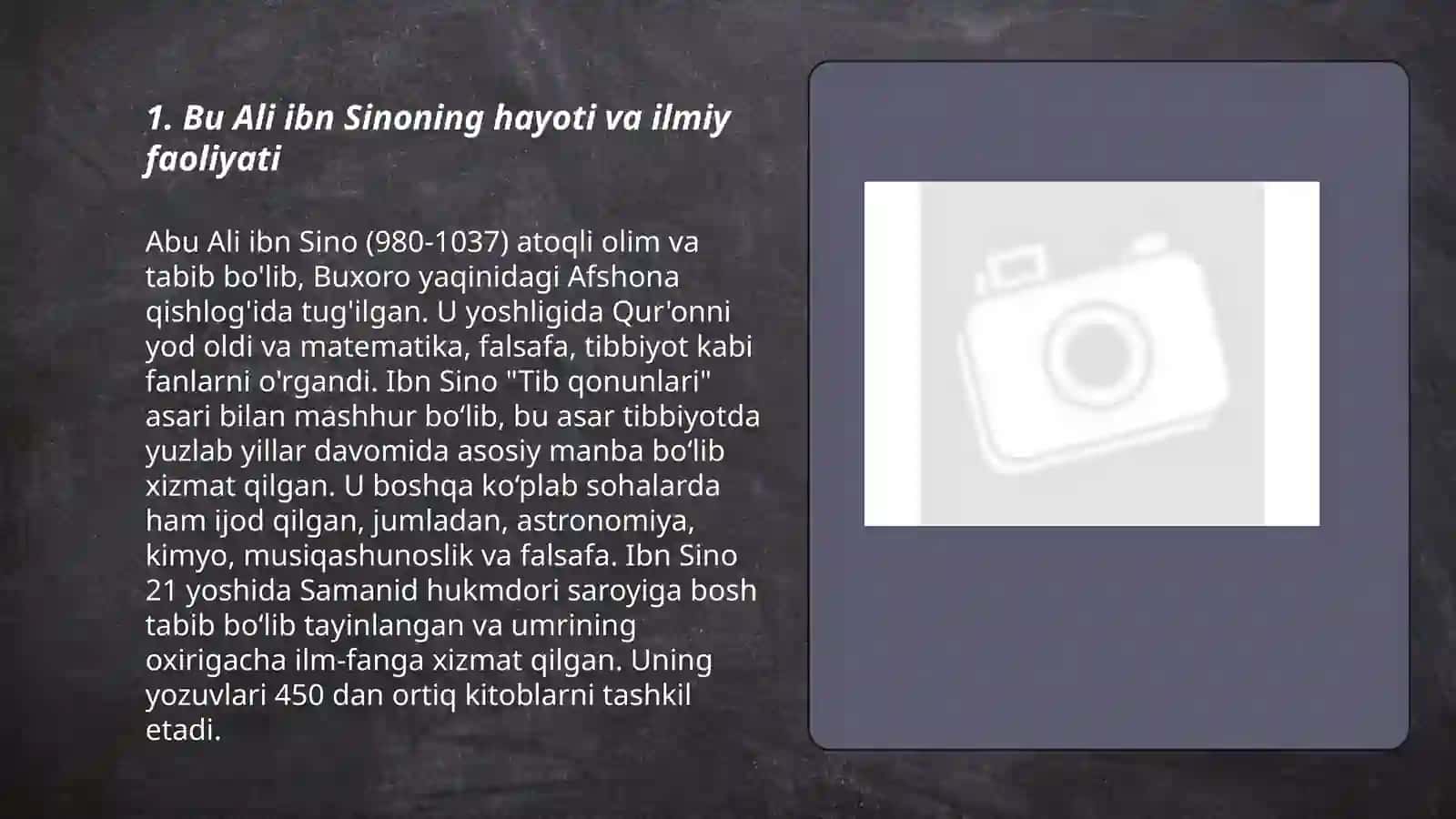 Ali ibn Sinoning shaxsiy kamolot 3