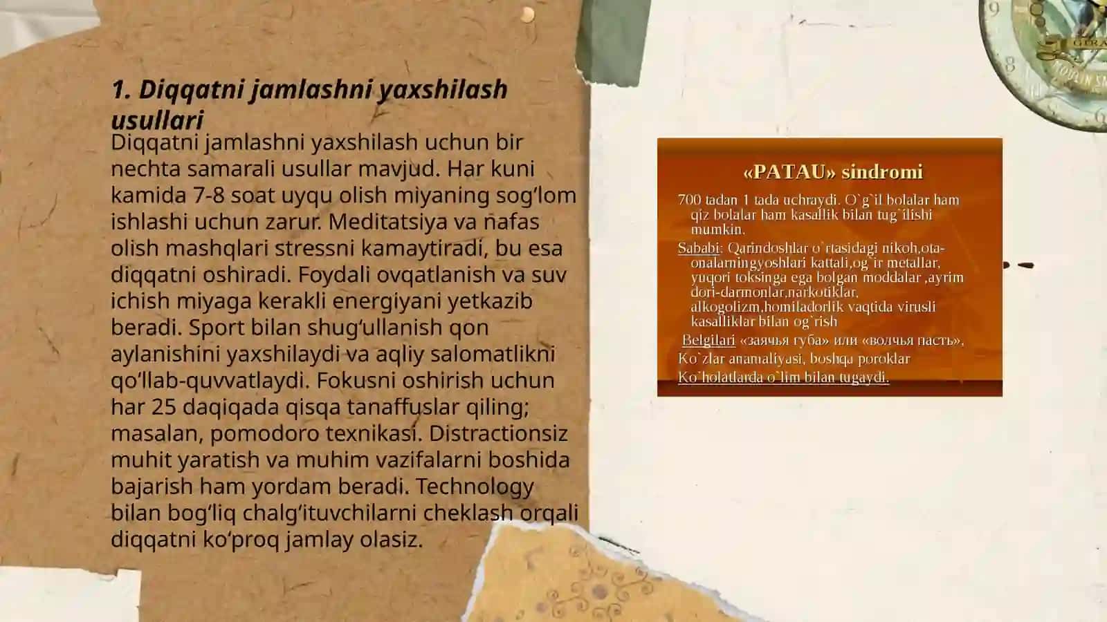 Diqqat tangisligi sindromi va giperfaollik 3