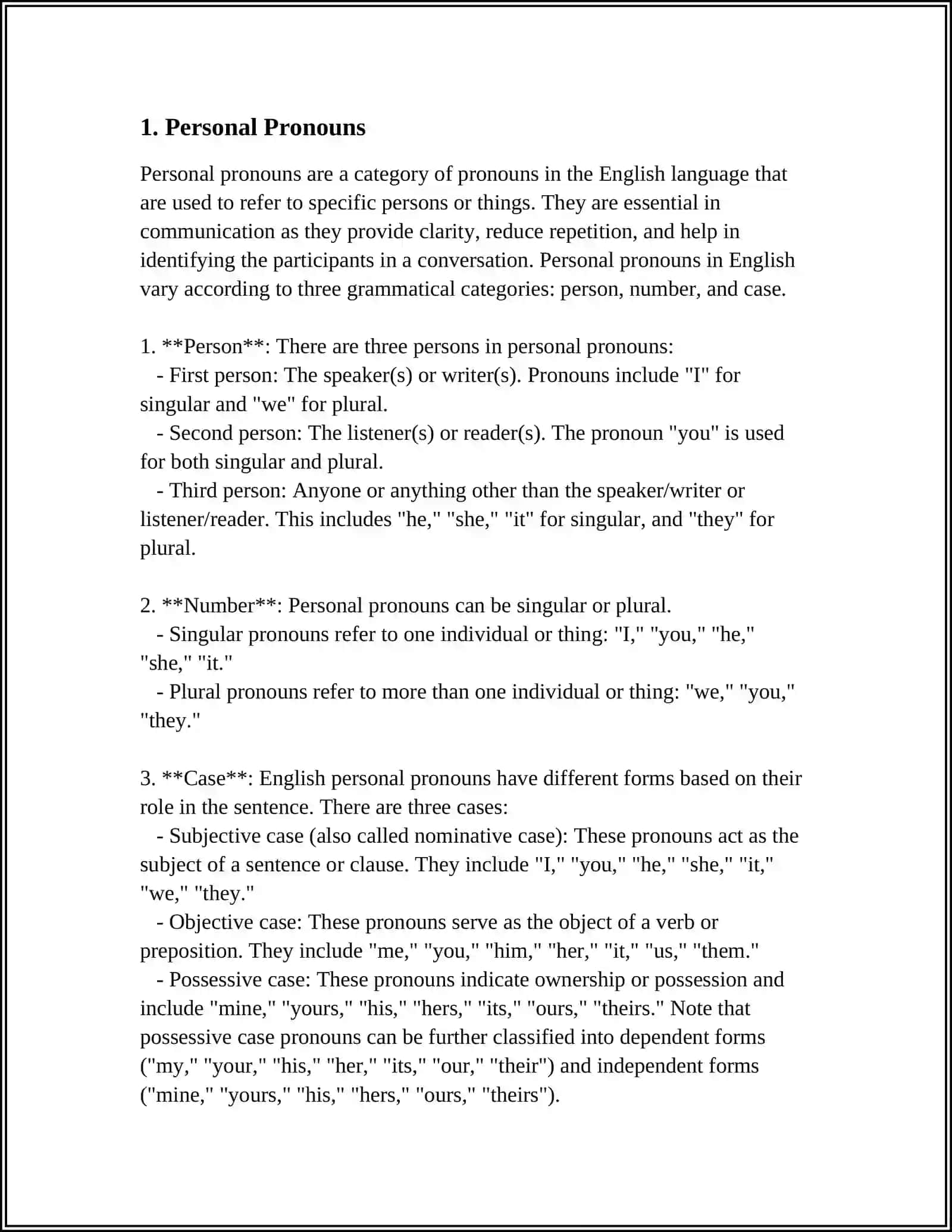 THE PRONOUN 3