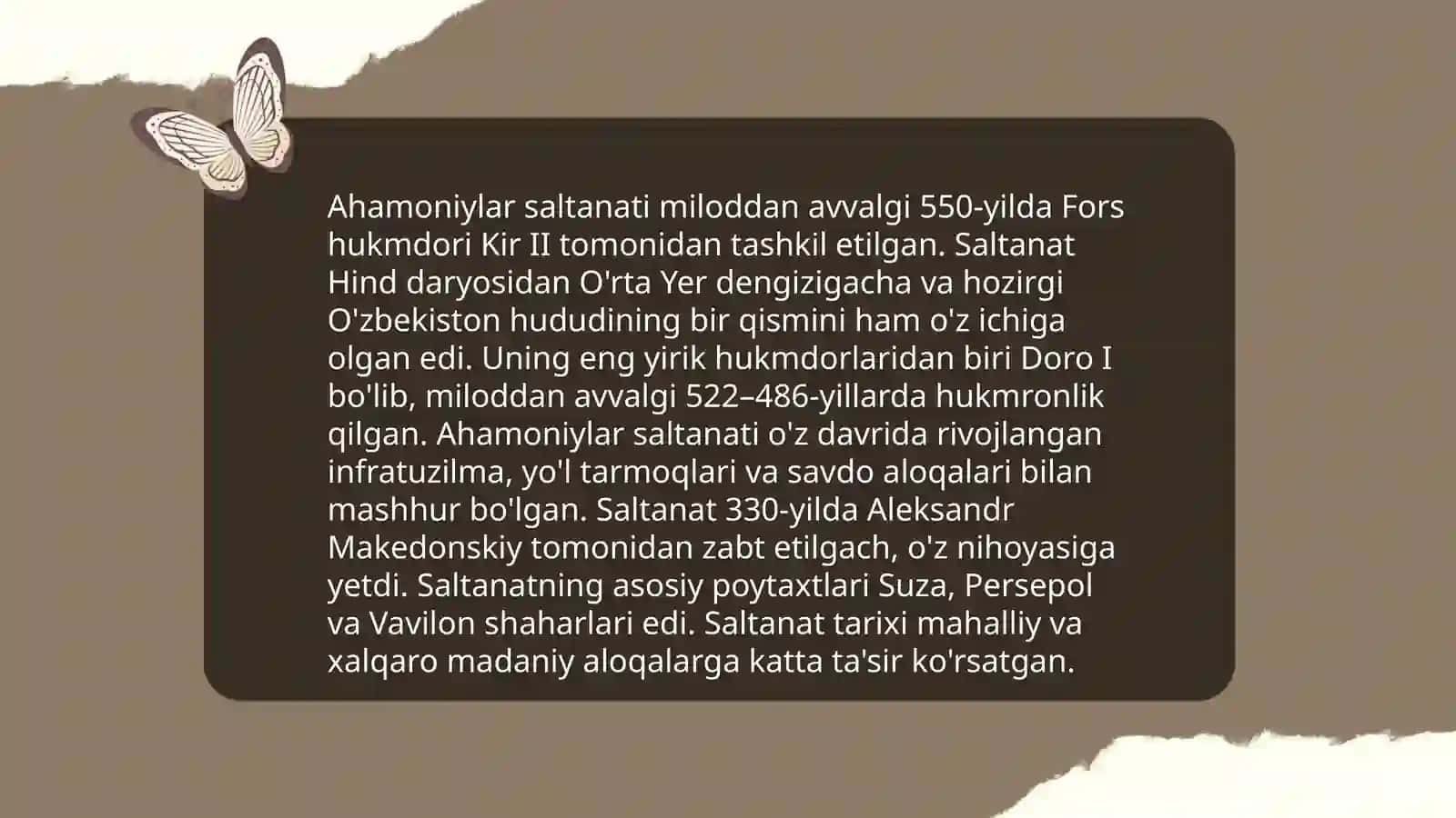Ahamoniylar saltanatining istilochilik yurishlari 3