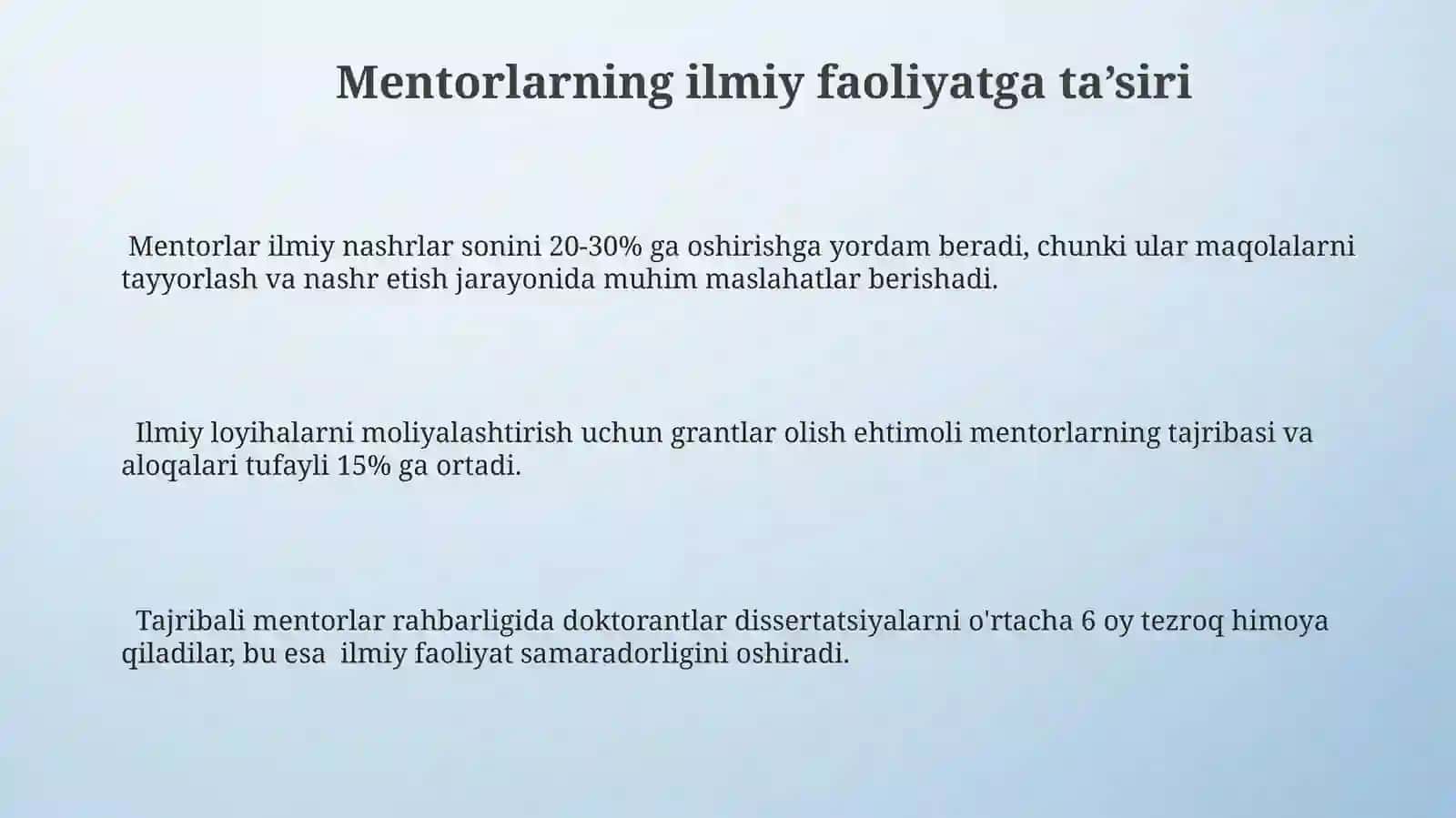Mentorlarning Ilmiy va Kasbiy Sohalardagi Ahamiyati 3