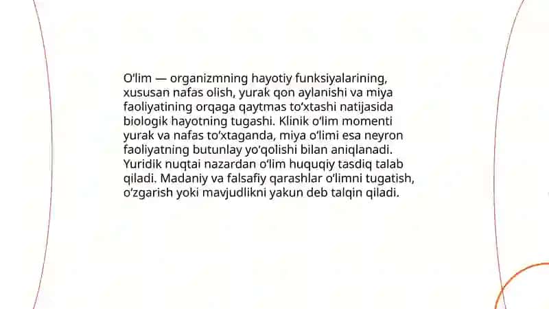 Oʻlim haqida tushuncha 3