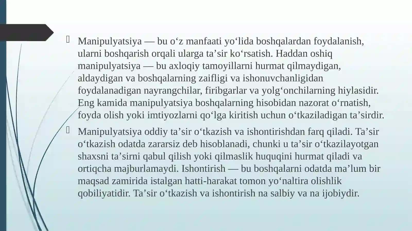 MA’NIPULYATSIYA PSIXOLOGIK TA’SIR USULI SIFATIDA 3
