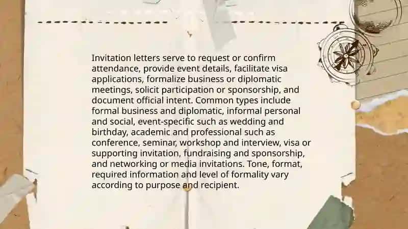 Invitation letter 3