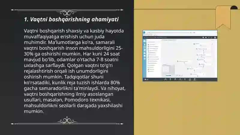 Ta'lim olish jarayonida vaqtni boshqarish ko'nikmasi 3