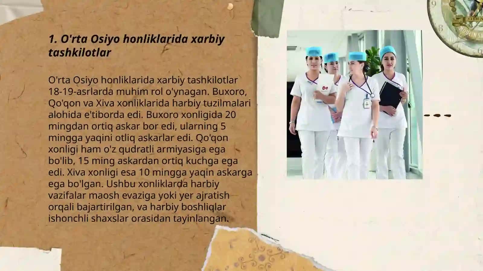 O'rta Osiyo honliklarda xarbiy ishlar 3