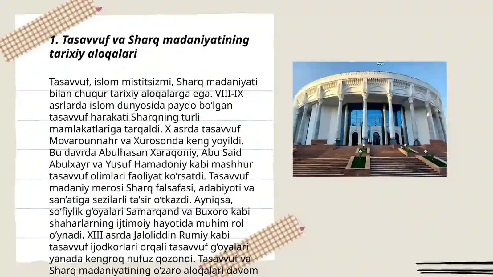 Tasavvuf taʼlimotining sharq madaniyatiga taʼsiri 3