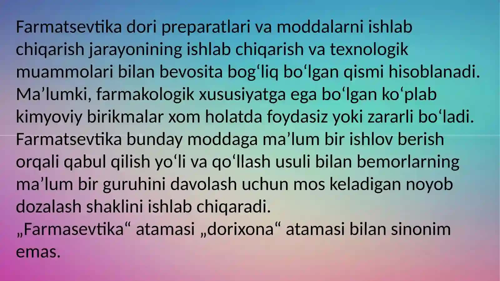 Farmakagnoziya fandan 3