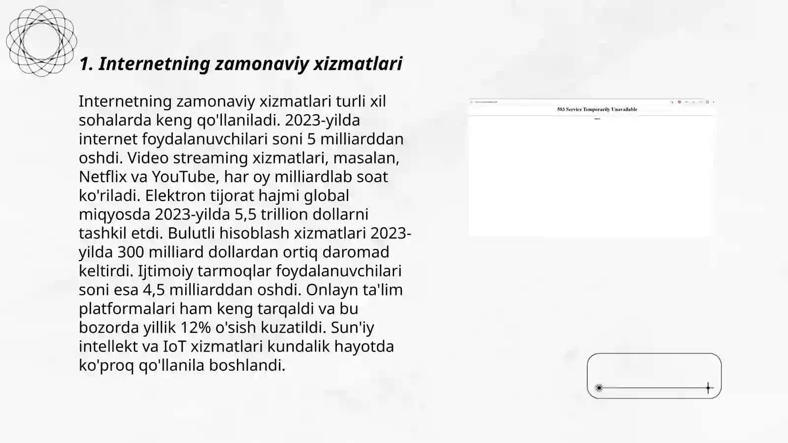Internetning zamonaviy xizmatlari 3