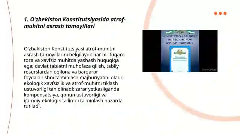 O'zbekiston Respublikasining Konstitutsiyasi 3