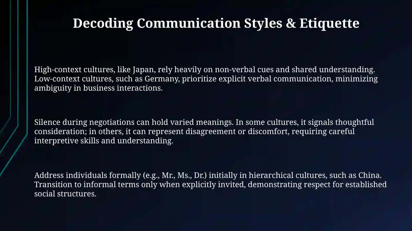 Navigating Cultural Nuances in Global Business 3
