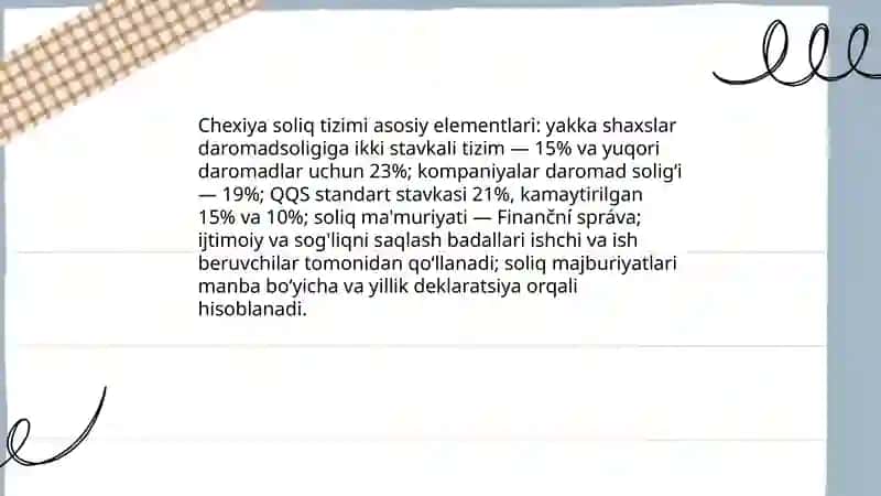 Chexiya soliq tizimi 3