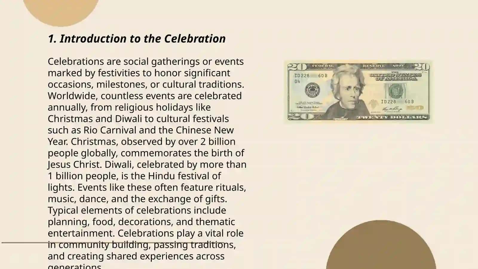 Article about a celebration you attended 3