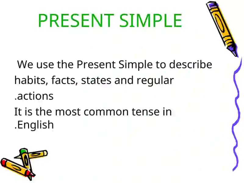 PRESENT SIMPLE 3