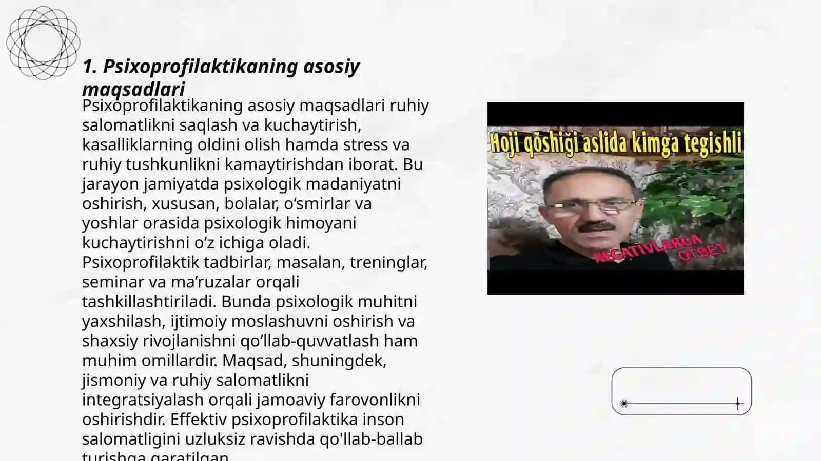 Psixoprofilaktika haqida tushincha 3
