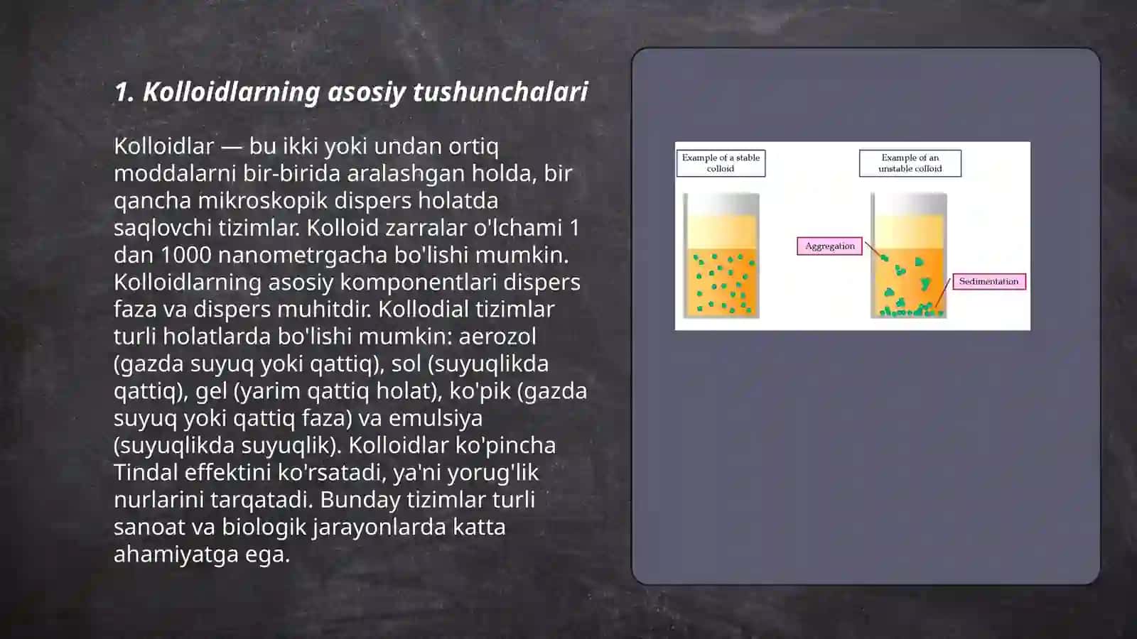 Kolloid dispers sistemalar 3