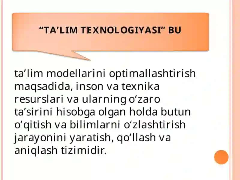Rivojlantiruvchi ta’lim texnologiyalari 3
