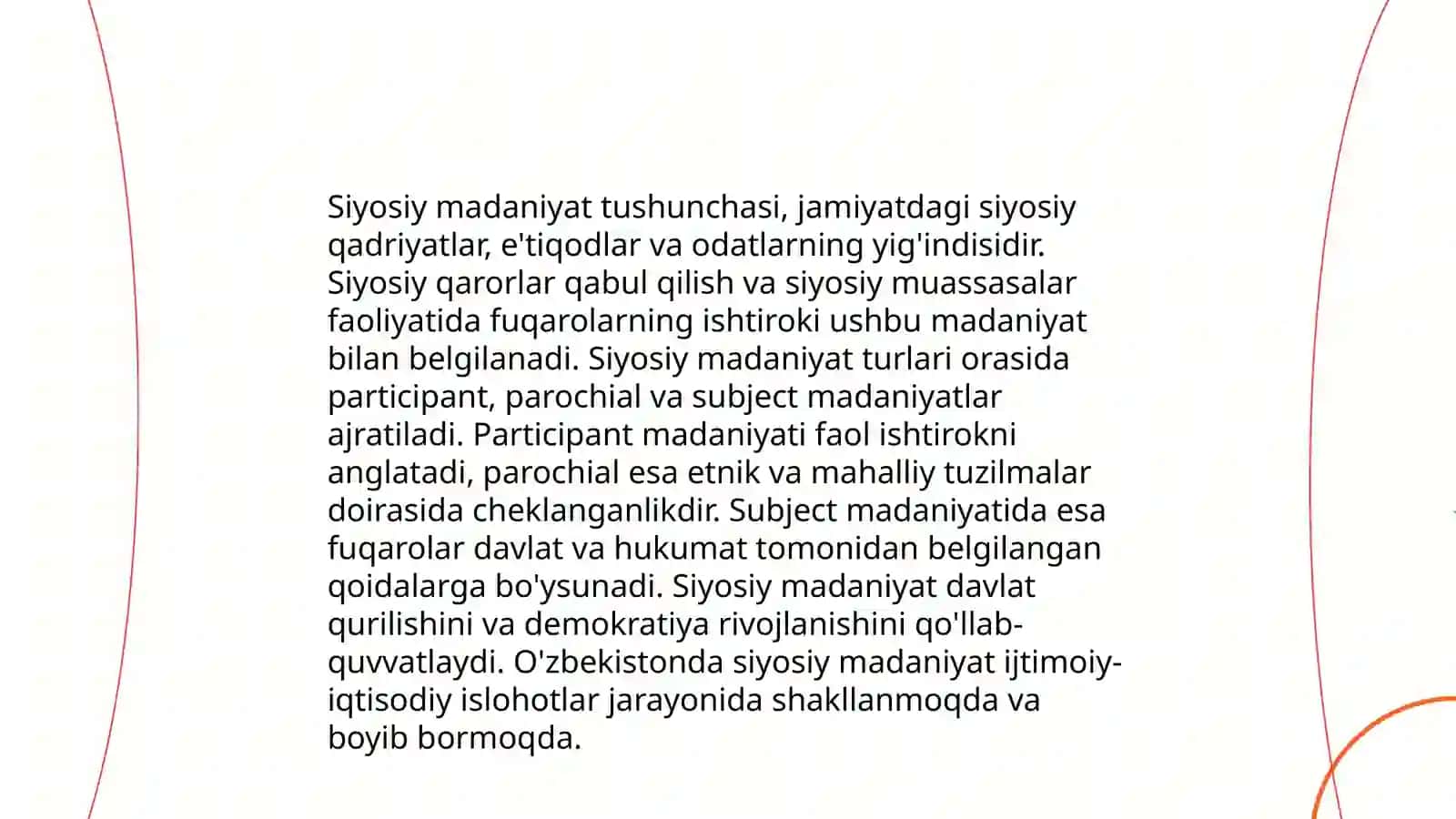 Siyosiy madaniyat, mafkura va antropologiya 3