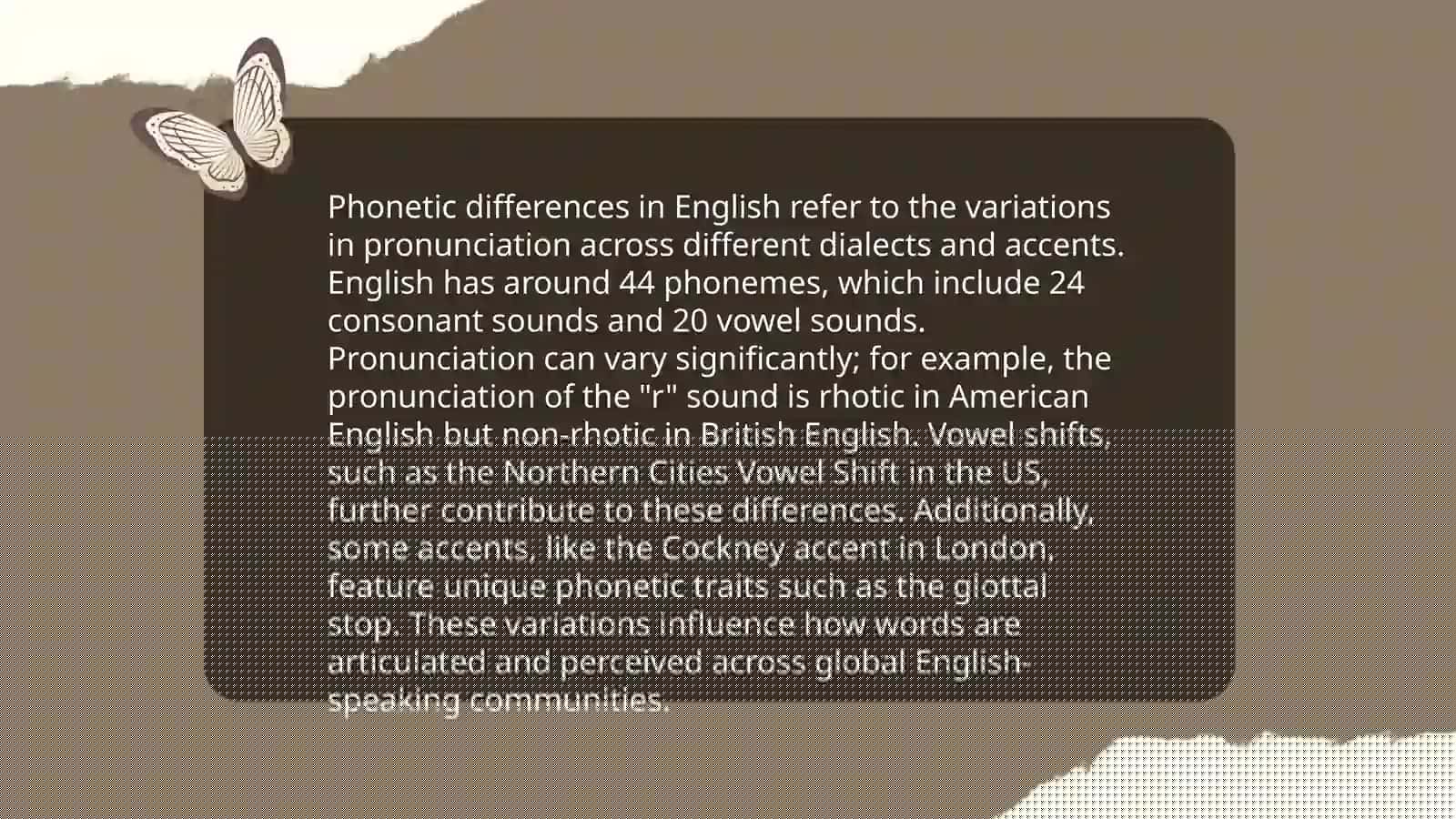 Phonetics Differences in English 3