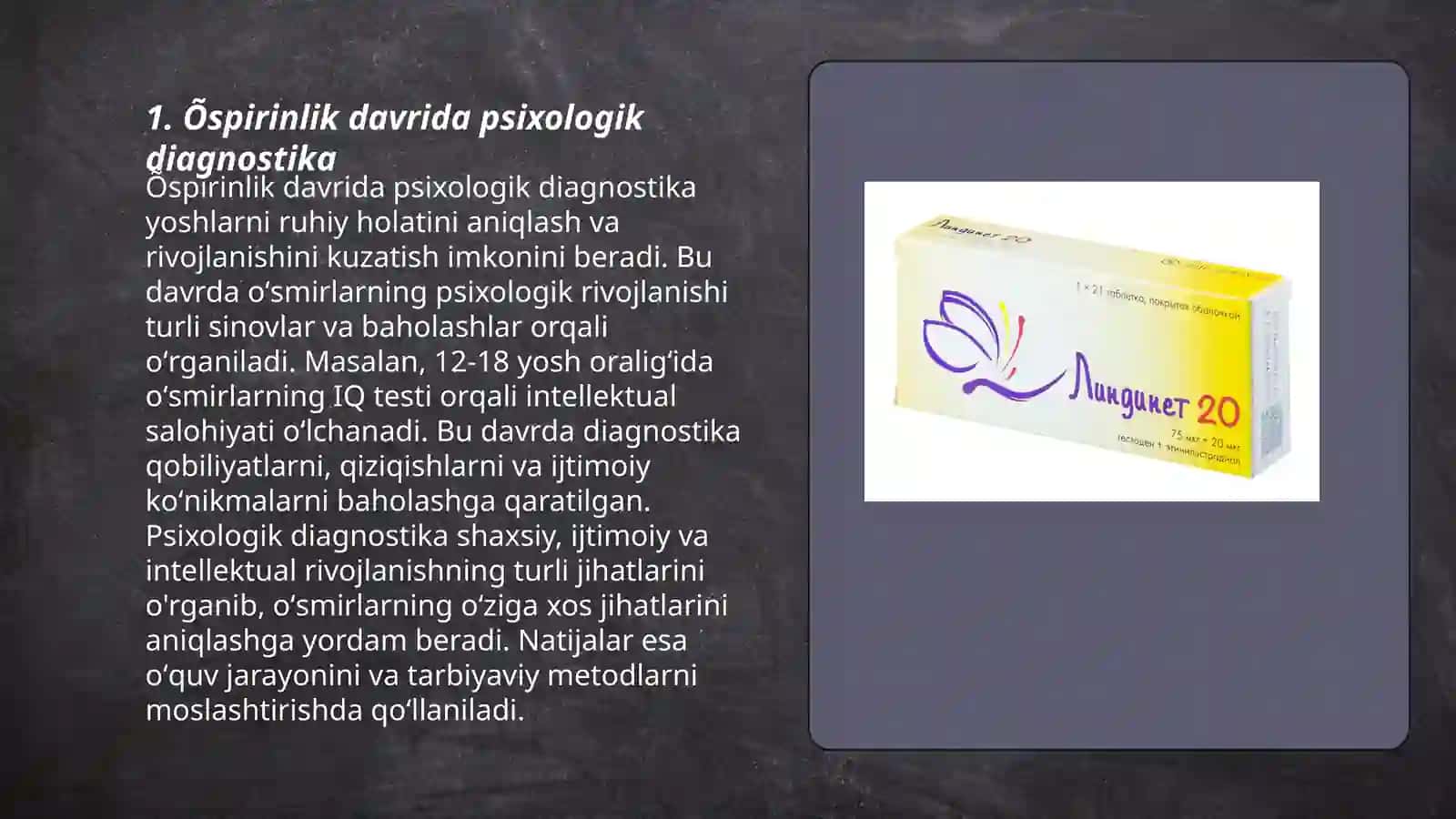Õspirinlik psixodiagnostikasi 3