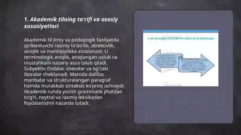 Akademik til va rasmiy uslubning asosiy qoidalari 3