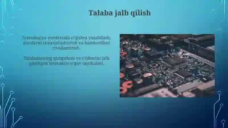 Texnalogiya darslarini integrasiyalash 3