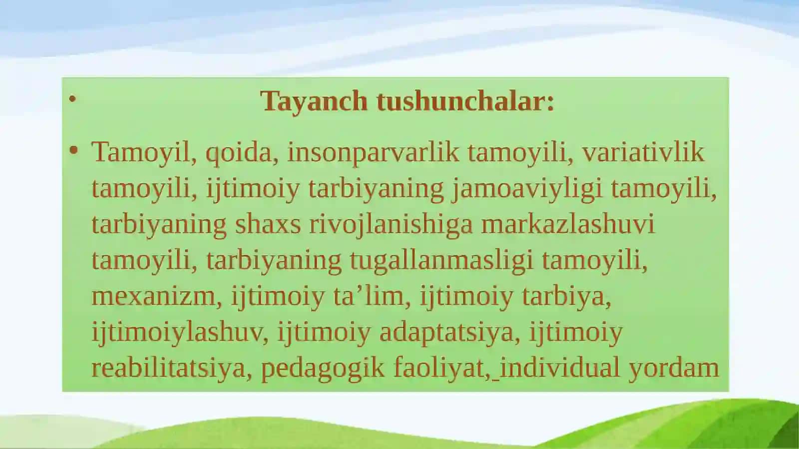 Pedagogika va ijtimoiy pedagogikakategoriyalari 3