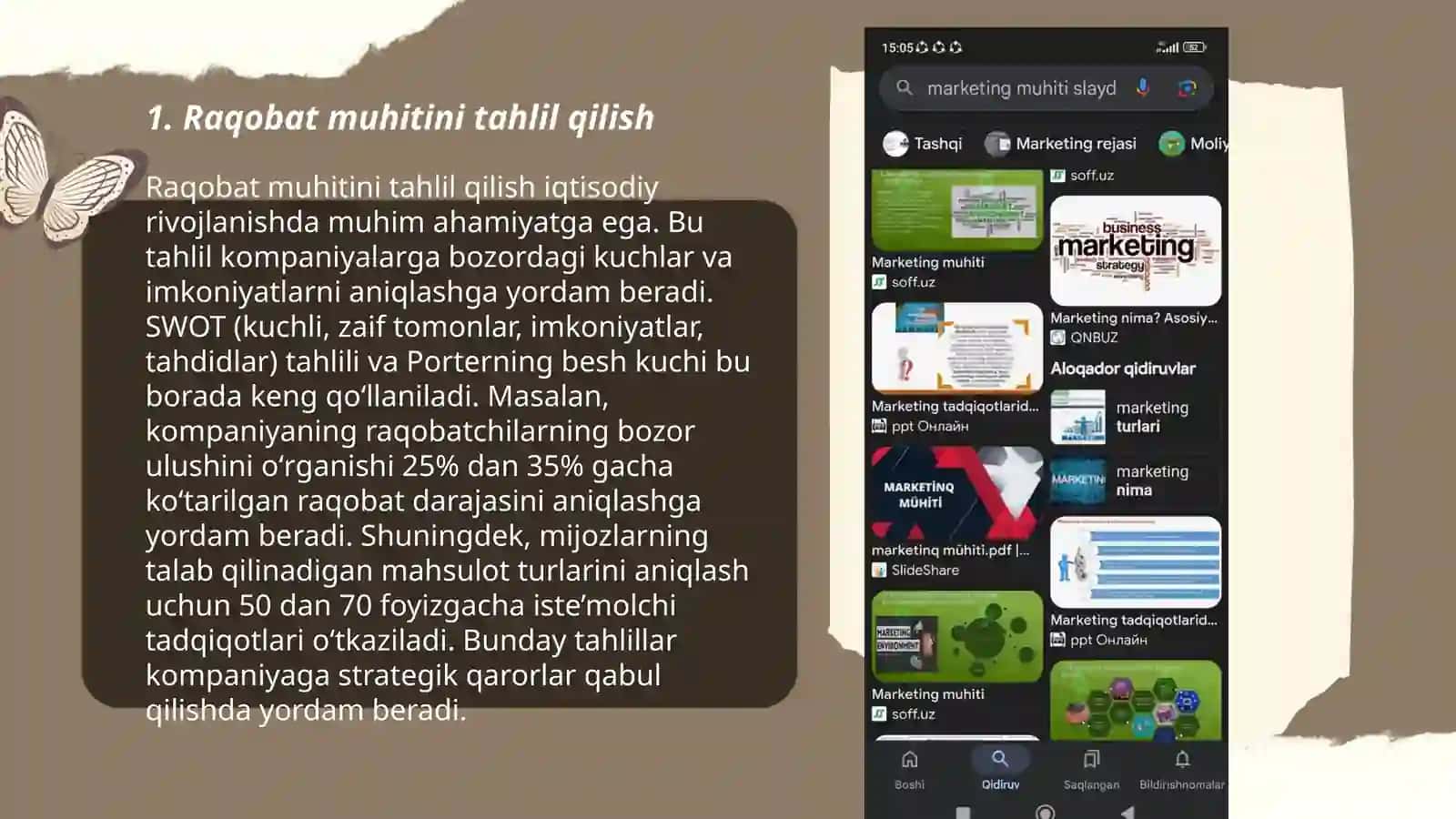 Marketing muhiti va strategiyasi 3