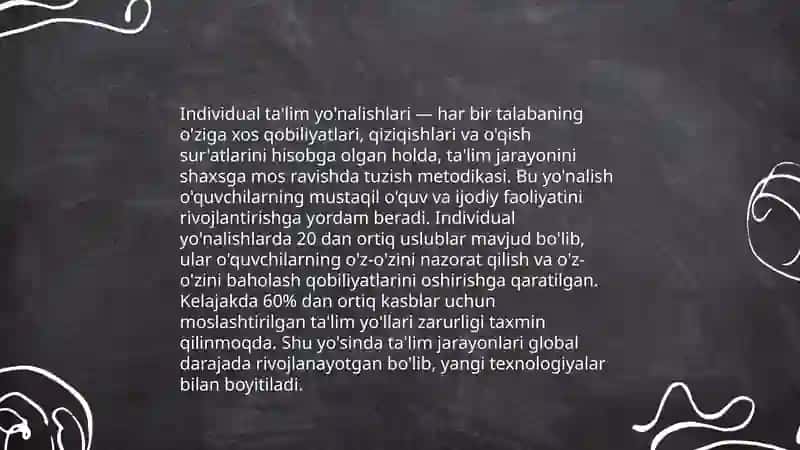 INDIVIDUАL TА’LIMIY MАRSHRUT: TUZISH 3