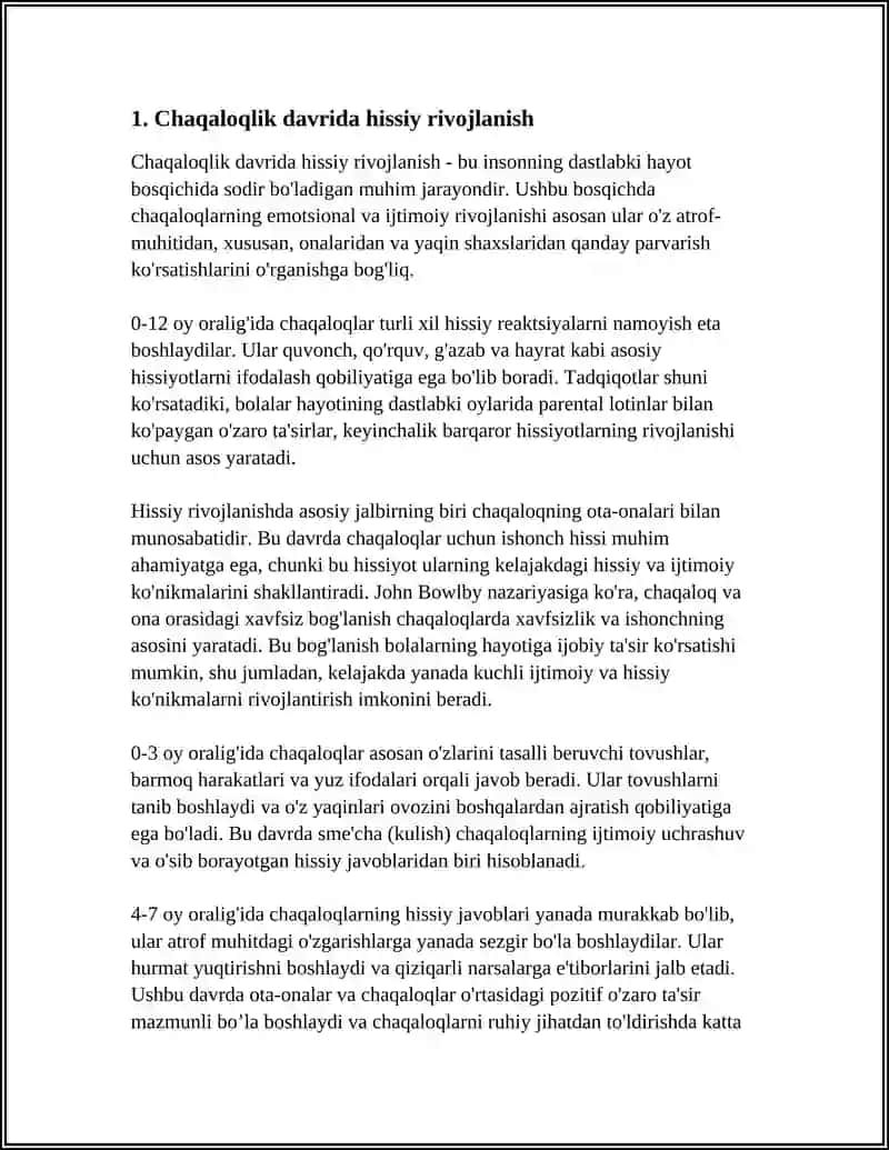 CHAQALOQLIK DAVRINING PSIXOLOGIK XUSUSIYATLARI 3