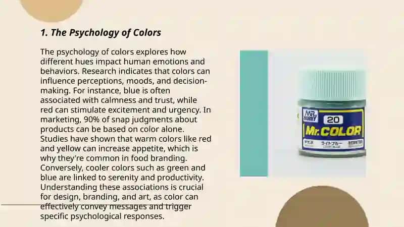 The Psychology of Colors 3