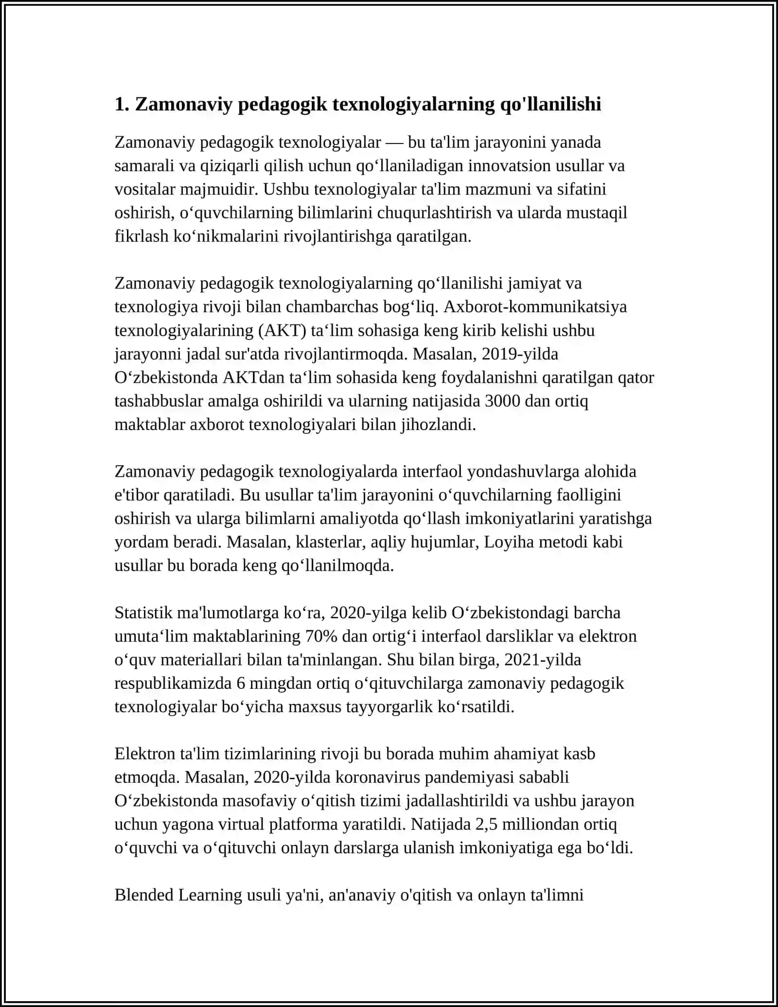 BOSHLANG'ICH TA'LIM PEDAGOGIKASI 3