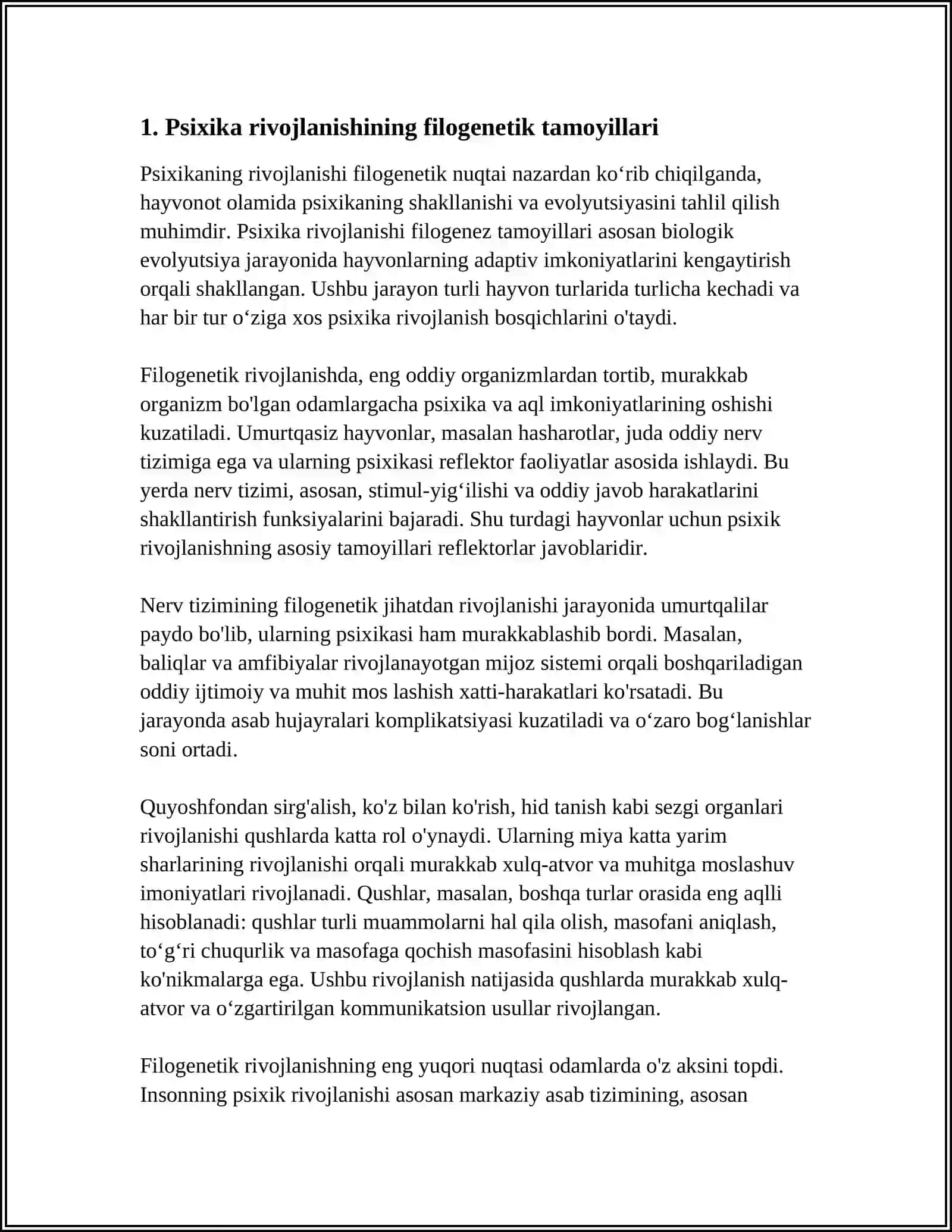 PSIXIKANI FILOGENETIK RAWAJLANIWI 3